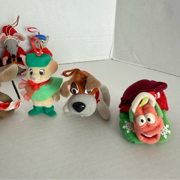 Disney McDonalds Christmas Ornaments Bundle of 15 Vintage Little Mermaid Gus Zac - Picture 6 of 17